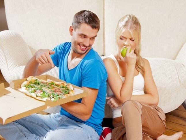 Alimentos prejudiciais contra a nutrição alimentar