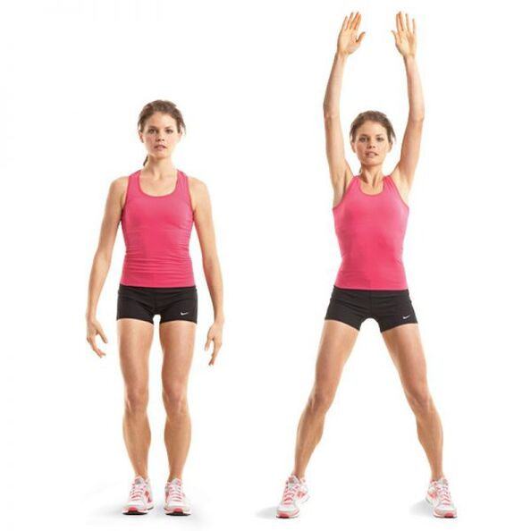 Exercício para quente -up